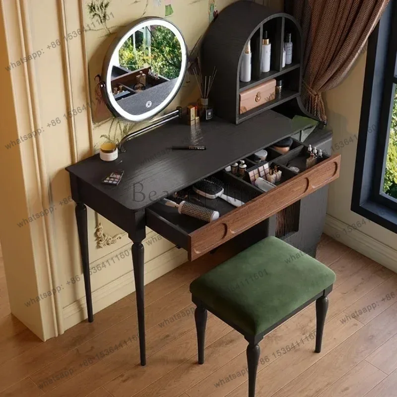 Beauty Makeup Vanity Set - Organizer LJY Nero, Tavolo da Trucco