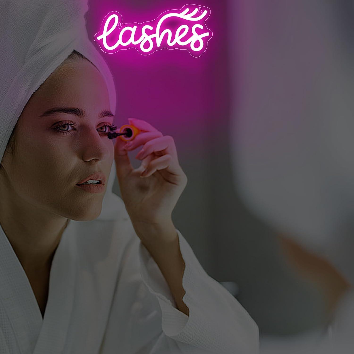 Insegna al neon con scritta 