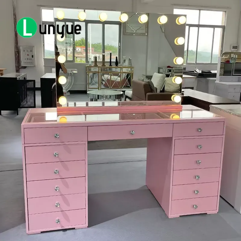 Tavolino da toeletta in legno  - Beauty Makeup Vanity Set recensione e prezzo